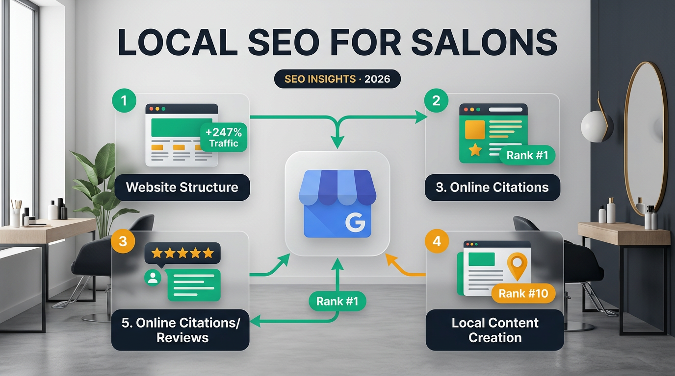 Local SEO For Salons: Rank Higher & Attract Nearby Clients